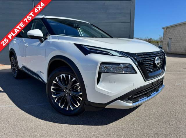 Nissan X Trail 1.5 h e-POWER Tekna SUV 5dr Petrol Hybrid Auto e-4ORCE 7 SEATS Euro 6 (s/s) (213 ps) SUV Hybrid WHITE