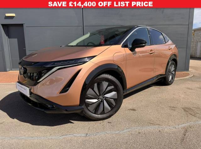 Nissan Ariya 0.0 63KW ADVANCE 7.4KW TWO TONE  5d 215 BHP Hatchback Electric BRONZE