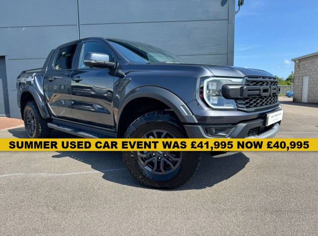 Ford Ranger 2.0 EcoBlue Raptor Pickup Double Cab 4dr Diesel Auto 4WD Euro 6 (s/s) (210 ps) Pick Up Diesel GREY