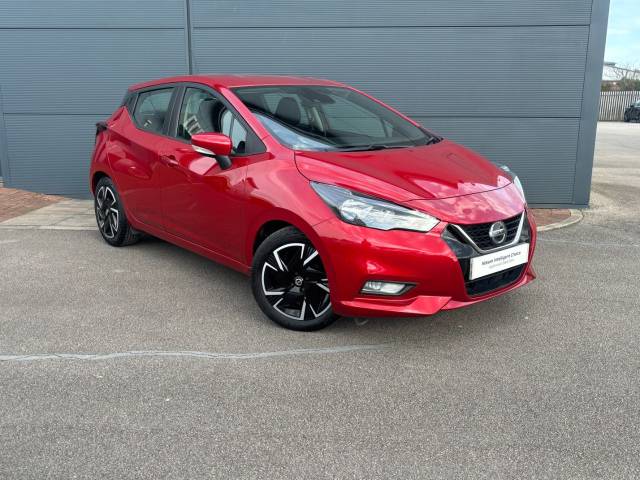 Nissan Micra 1.0 IG-T 92 Acenta 5dr CVT Hatchback Petrol Red
