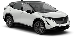 Nissan Ariya NISMO - White Pearl with Pearl Black Roof